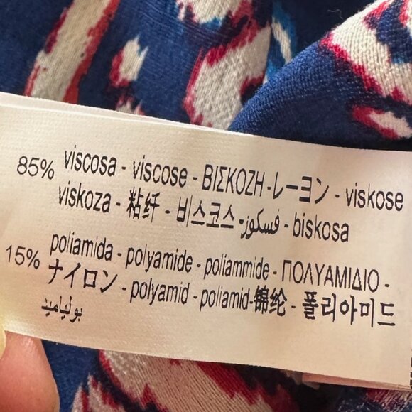 NWT Zara Summer Dress Mini Long Sleeves Button Front Dress Size L - Picture 12 of 12